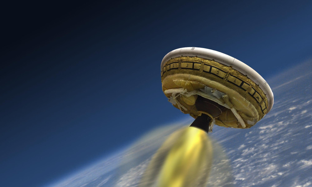 NASA prueba por segunda vez su &quot;platillo volador&quot; para llevar humanos a Marte
