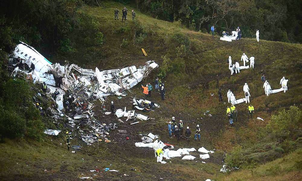 Cerro donde se accidentó avión del Chapecoense llevará su nombre