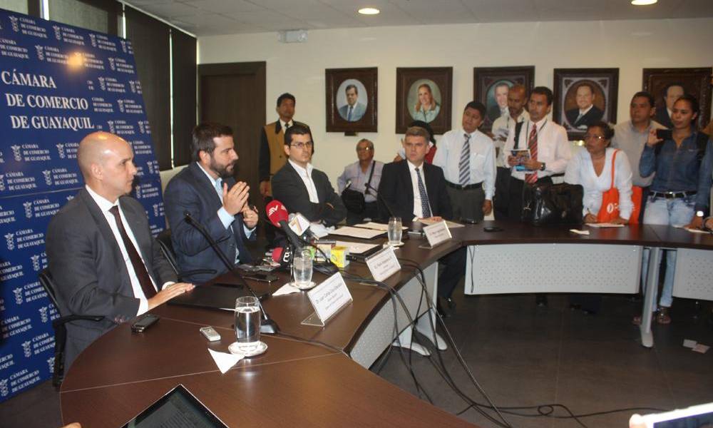 Nuevas autoridades deben decidir sobre TBIs, según C. de Comercio de Guayaquil