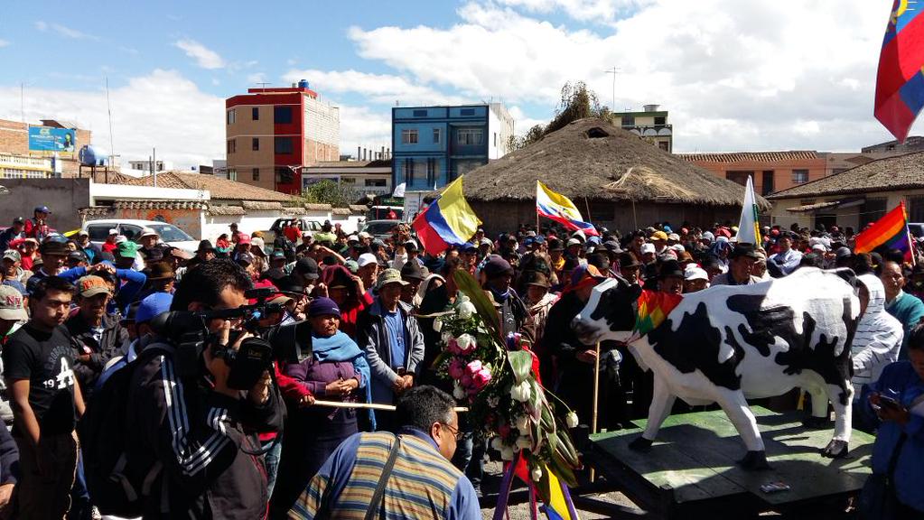 Manifestantes proclamarán &#039;levantamiento indígena&#039; en Latacunga