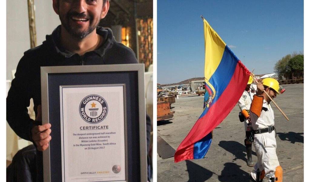 Millán Ludeña, el ecuatoriano con récord Guinness por cumplir desafío extremo