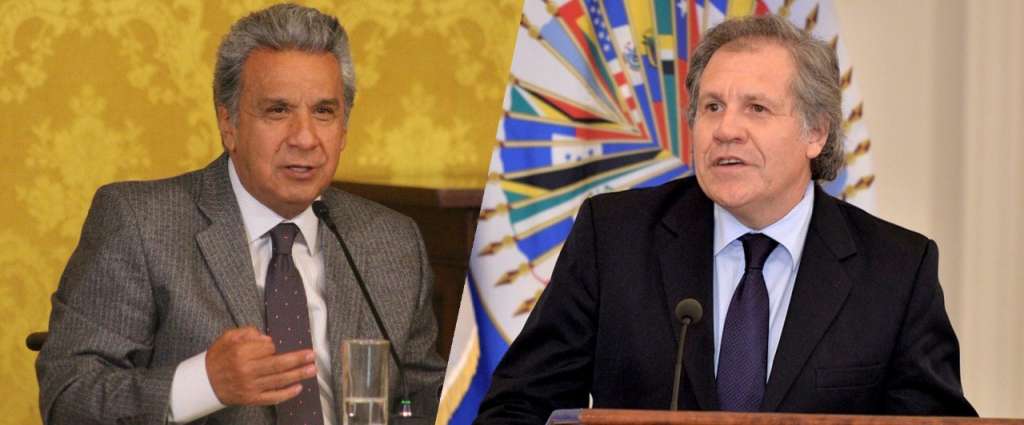 Lenín Moreno y secretario de la OEA conversaron sobre consulta popular e instrumentos interamericanos