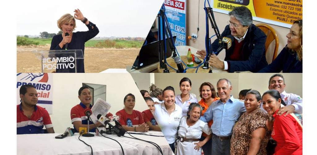 Candidatos presidenciales continúan con los recorridos en 4 provincias del país