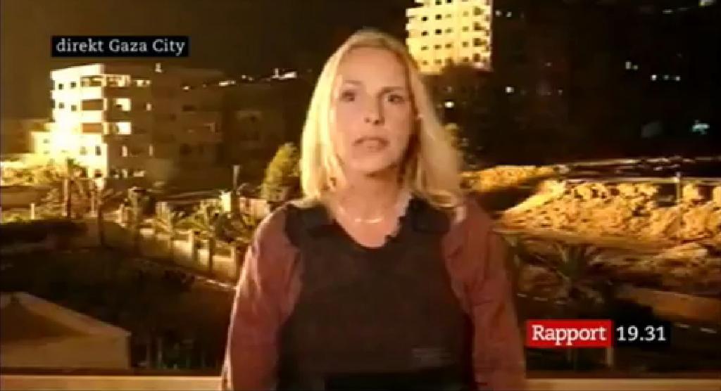 VIDEO En Gaza, periodista fue sorprendida por un misil en vivo
