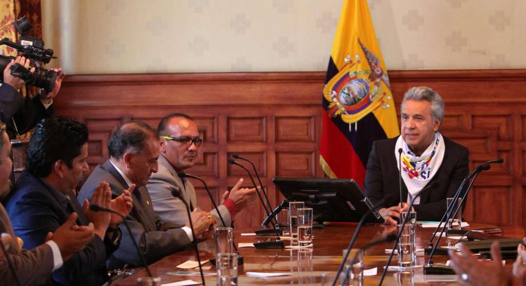 Tribunal ordena medidas cautelares a favor del presidente Lenín Moreno