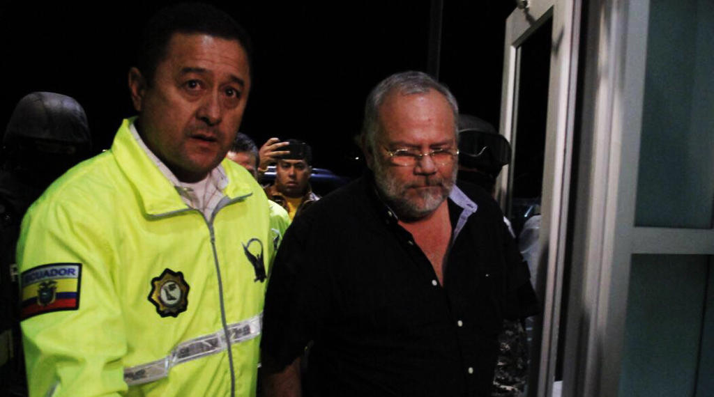 Carlos Pareja Yanuzelli permanece en la Cárcel No. 4 de Quito tras su arribo al país