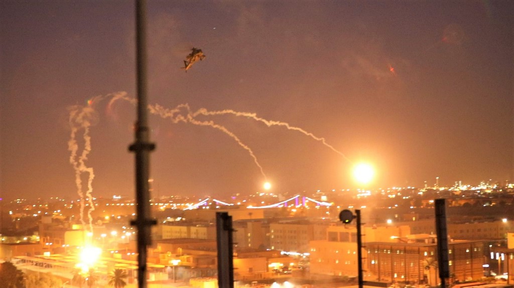 Dos cohetes caen cerca de Embajada de Estados Unidos en Bagdad