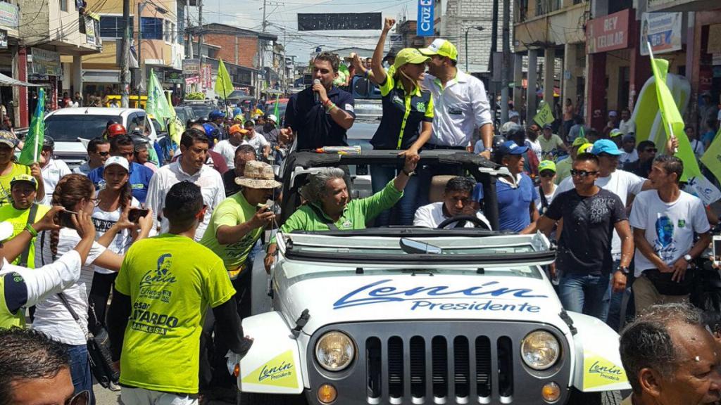 Moreno cumple periplo electoral en la provincia de Los Ríos