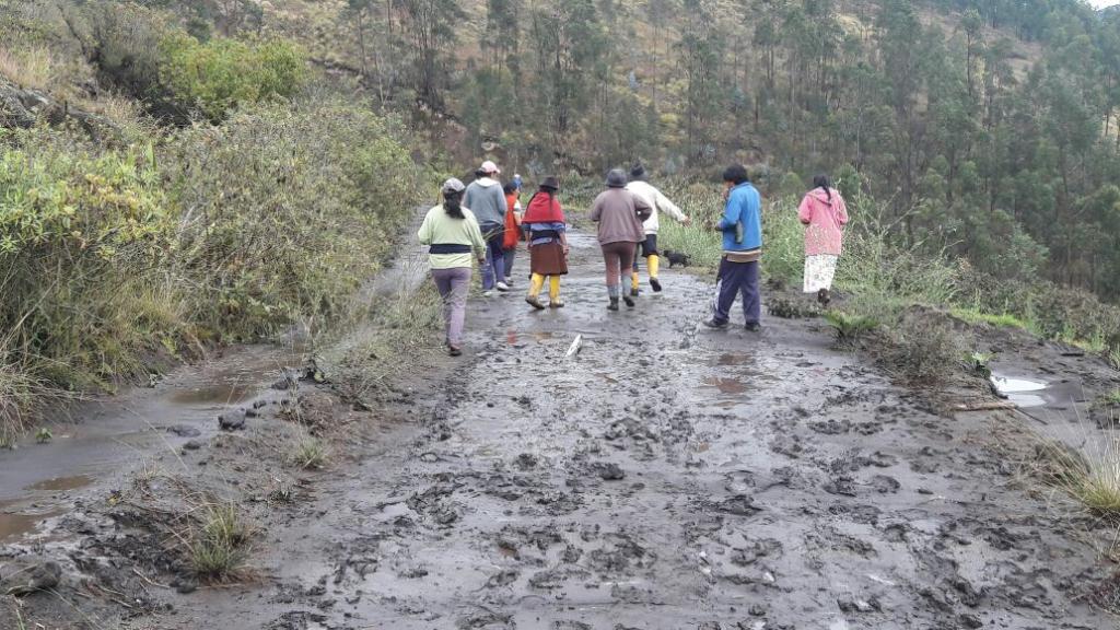 Pobladores de Cotopaxi y Tungurahua sufren las consecuencias del invierno