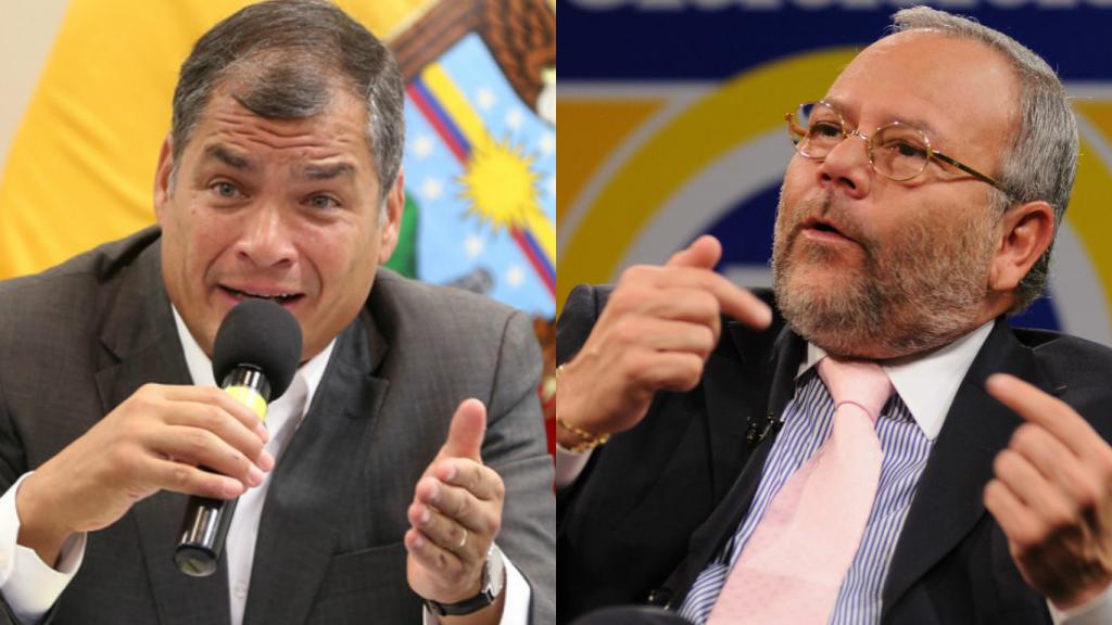 Pareja Yannuzzelli y Correa se confrontan en redes sociales por caso Petroecuador
