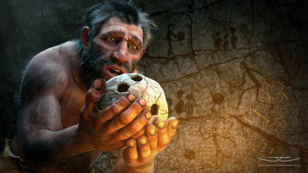Los primeros humanos modernos tuvieron parientes neandertales cercanos