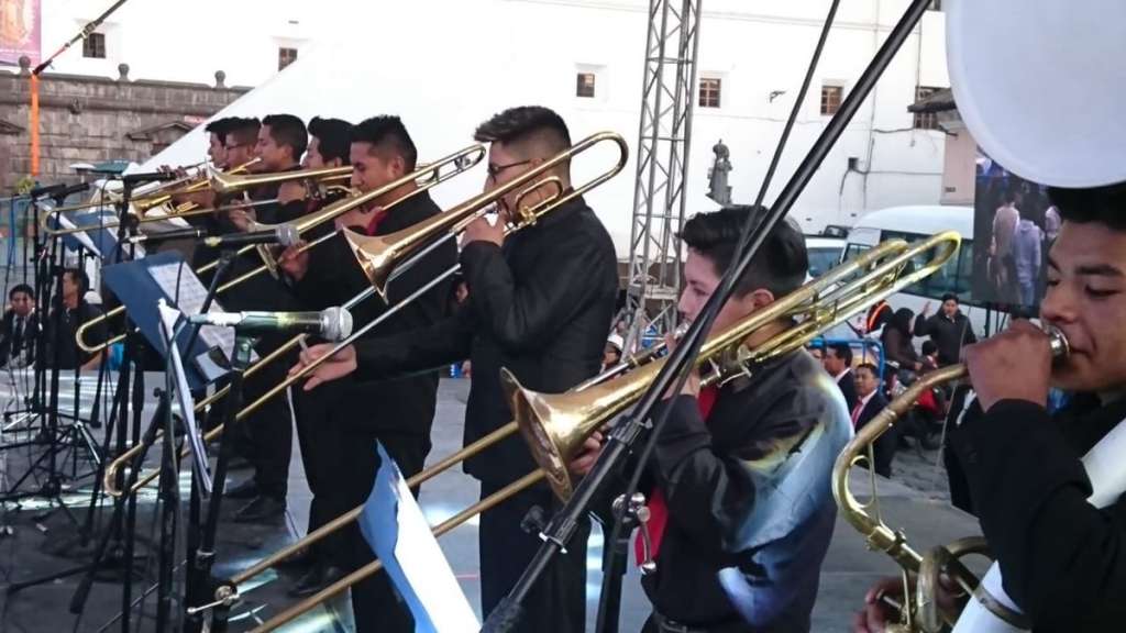 Farristas del Chimborazo gana concurso de bandas de pueblo &#039;Ciudad de Quito&#039;