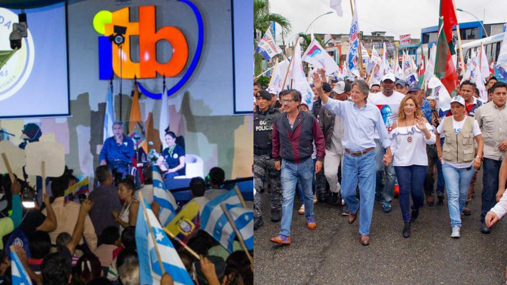 Guillermo Lasso y Lenín Moreno concentran el décimo día de campaña en Guayaquil