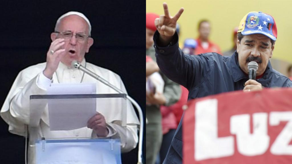 El papa Francisco escribe una carta a Maduro ante la situación de Venezuela