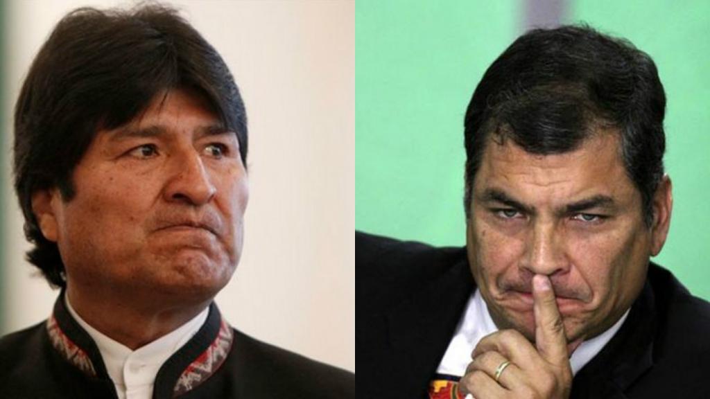 Correa no irá a reelección por temas familiares, dice Evo Morales