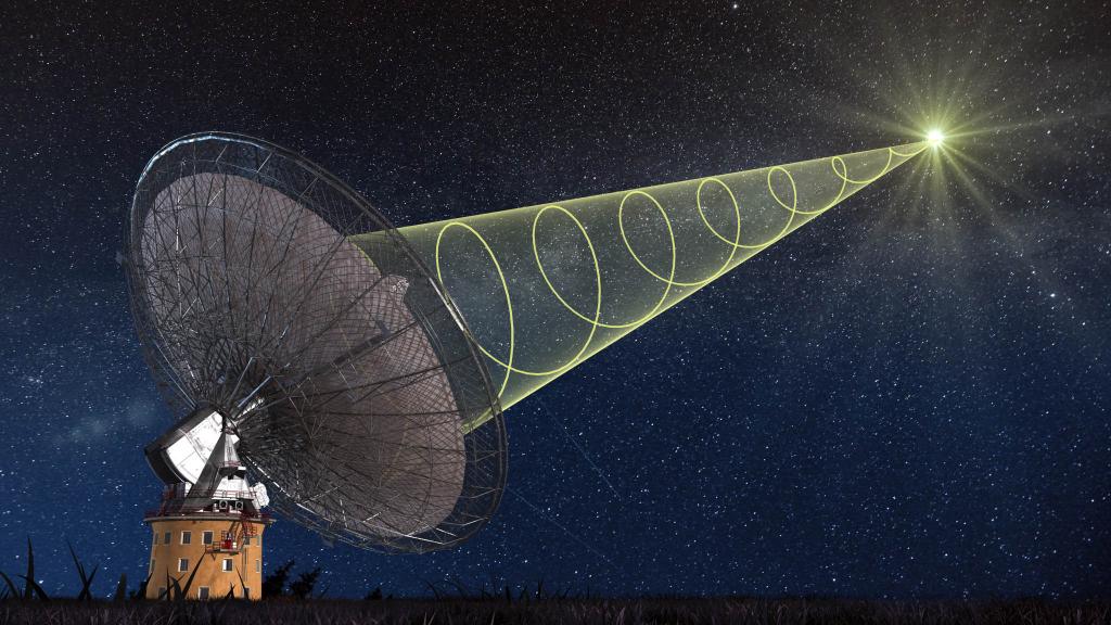 Observan por primera vez una ráfaga de ondas de radio cósmicas en tiempo real
