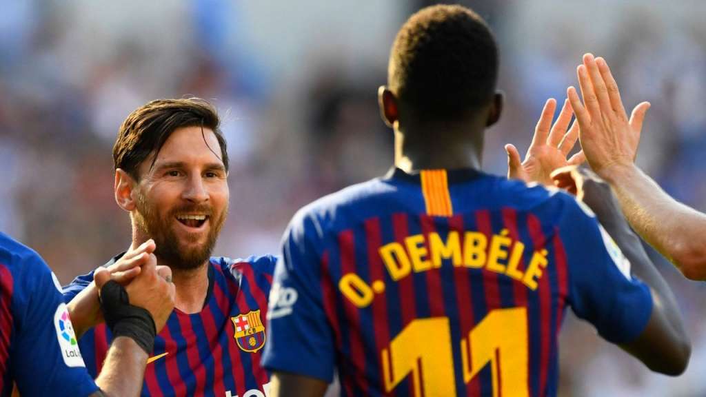 Barça descarta a Dembelé y confía en Messi para el partido contra Betis