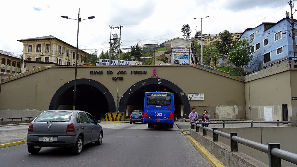 Túnel de San Roque en Quito será cerrado en el sentido norte-sur