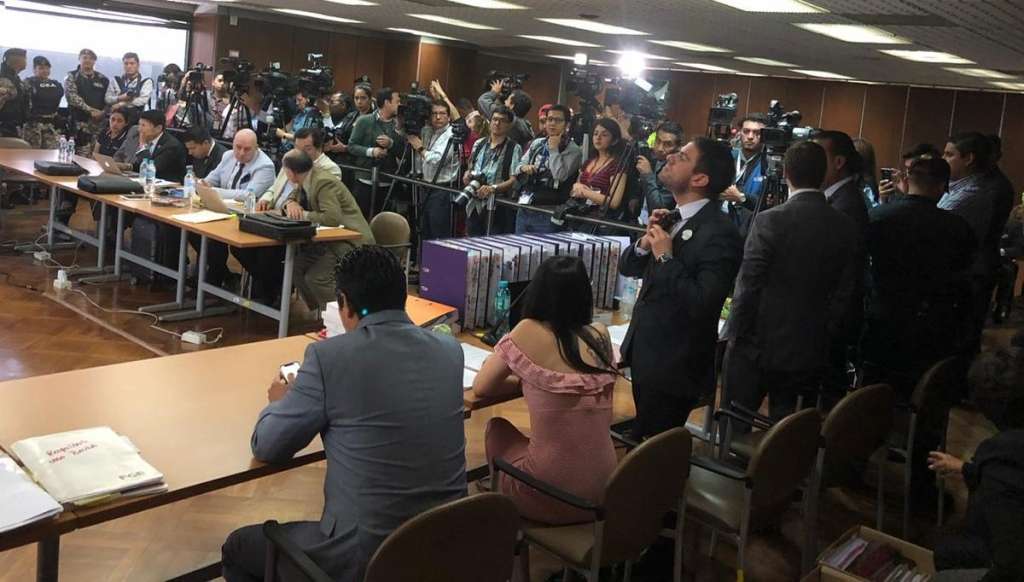 Reanudan audiencia contra Correa por secuestro a Balda
