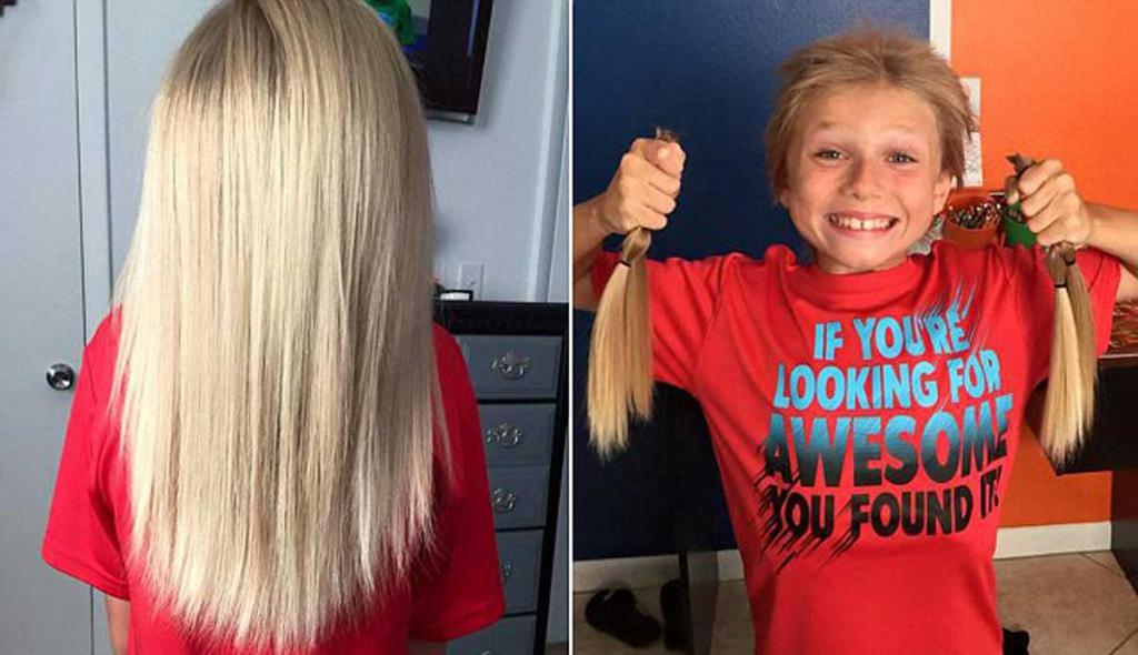 Un niño soportó burlas durante 2 años mientras dejó crecer su cabello para donarlo