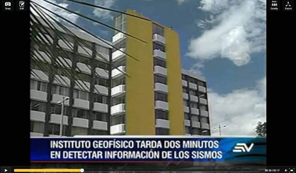 El edificio del Instituto Geofísico es considerado inseguro