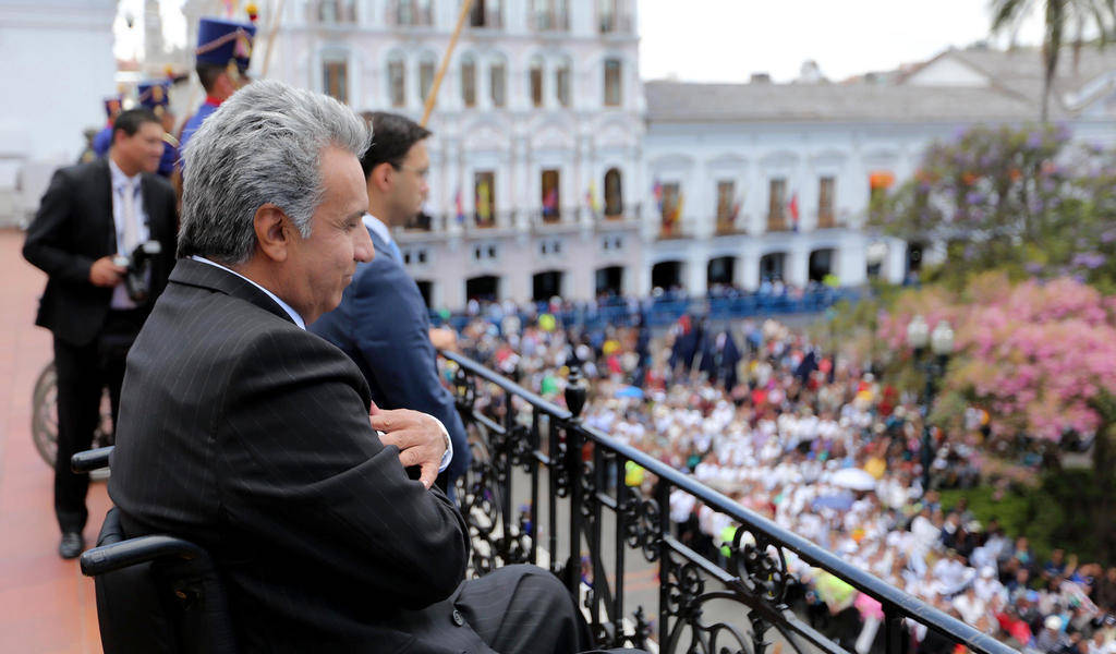 Moreno notifica a Asamblea de su viaje internacional, sin encargar la presidencia a Glas