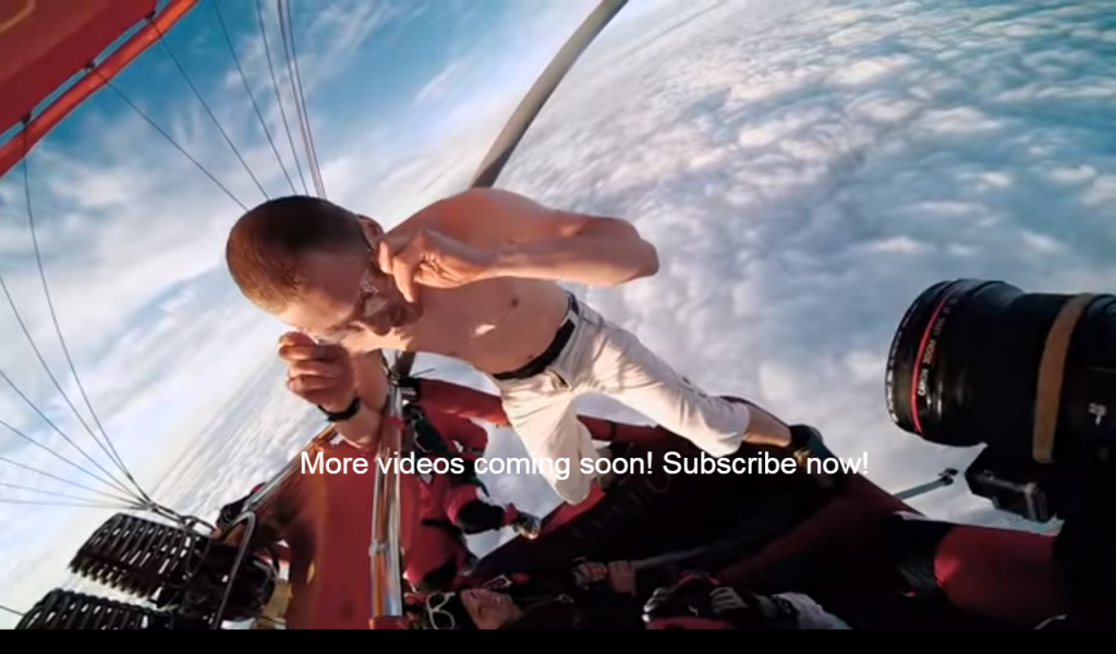 Un hombre salta de un globo aerostático sin paracaídas y logra salir ileso