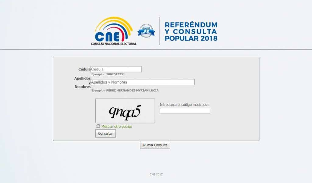 CNE le revela su lugar de votación y si es parte de Junta Receptora de Voto