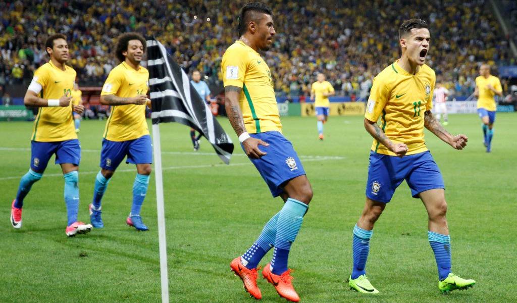 Brasil golea a Paraguay y saca boleto para Rusia