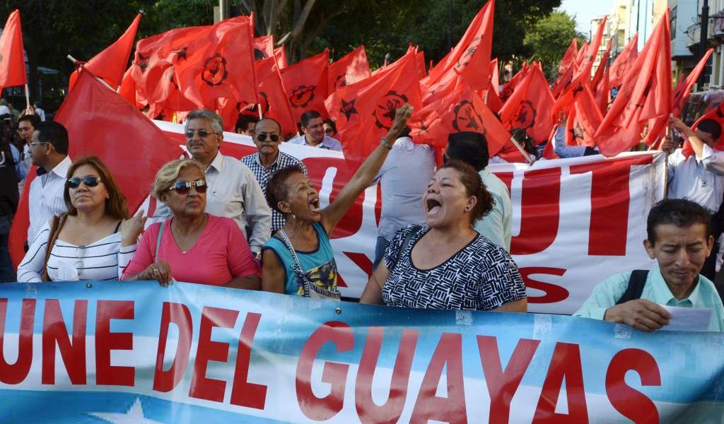 Marcha en Guayaquil tuvo una respuesta considerable