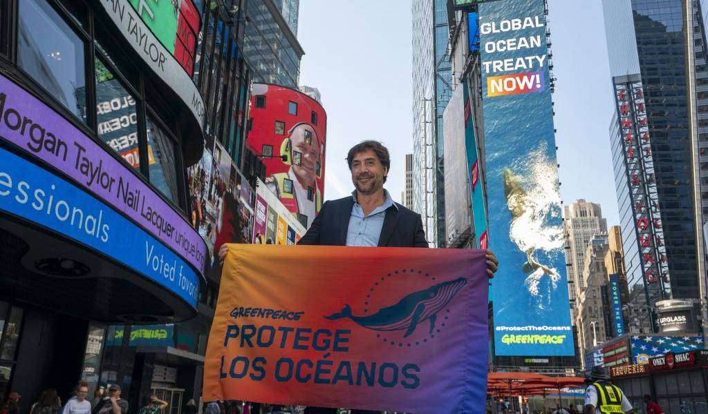 Javier Bardem exige un tratado global de los océanos