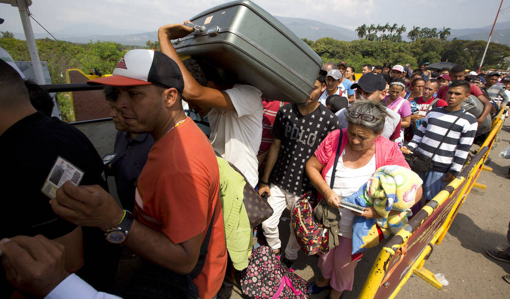 EEUU enviará alimentos a migrantes venezolanos
