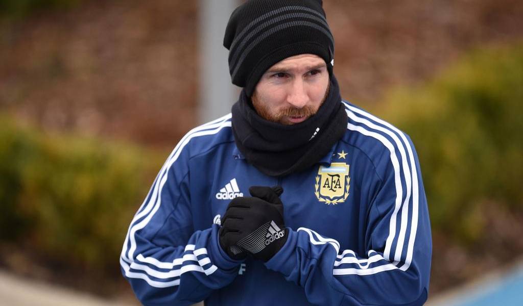 Messi era esperado en Valdebebas pero no entrenó por precaución