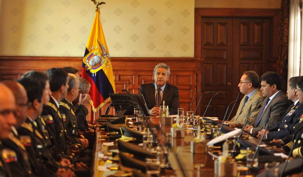 Presidente Moreno expresa que su seguridad estará a cargo de las FF.AA. y la Policía