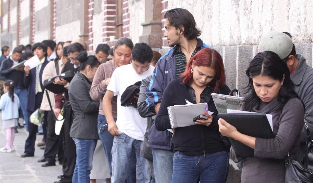 Desempleo sigue aumentando en Ecuador, según Inec