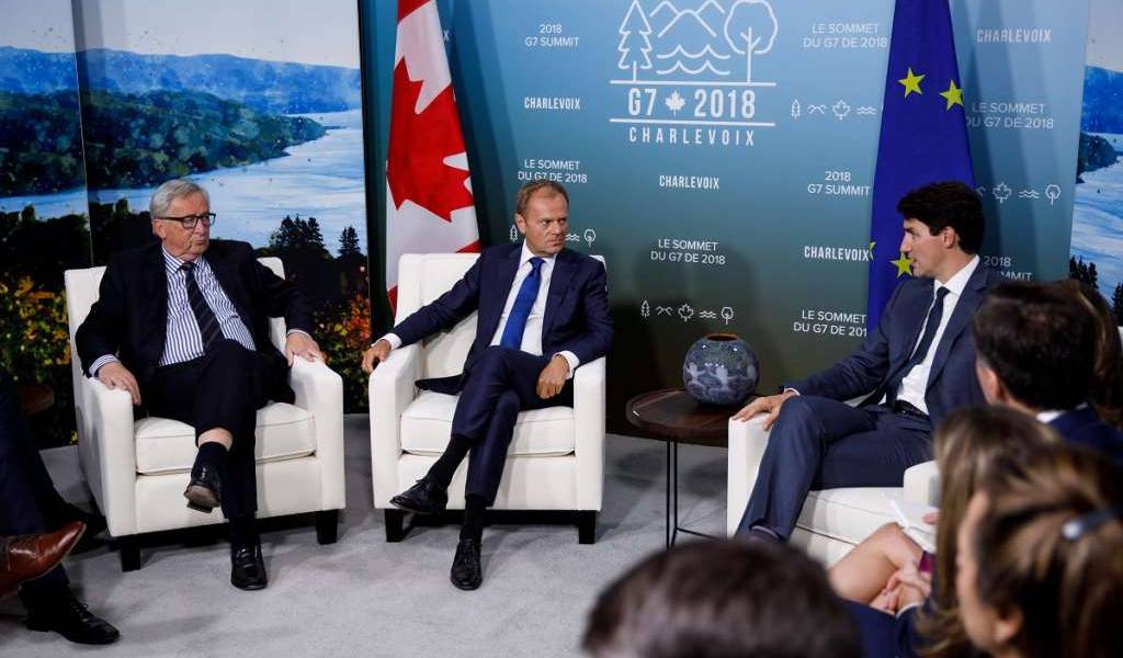 Trump espera resolver disputas comerciales con G7