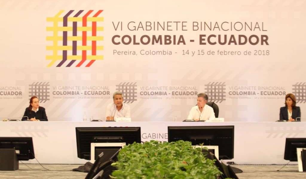 Presidente de Ecuador y Colombia acuerdan plan binacional en seguridad y migración