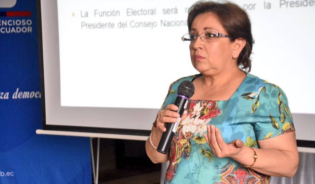 Patricia Zambrano renuncia a cargo de jueza del Tribunal Contencioso Electoral