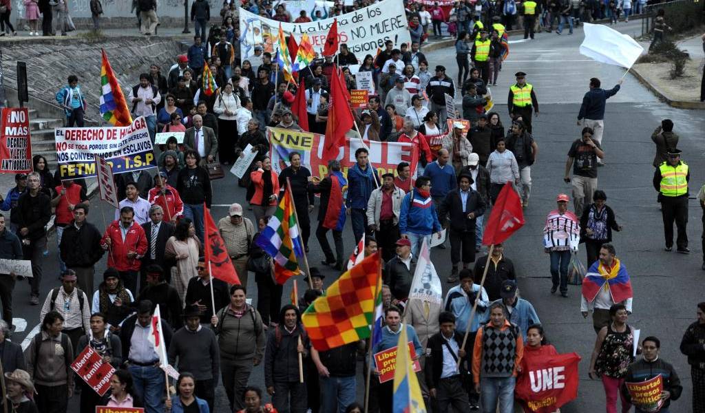 Organizaciones indígenas y sociales, listas para marcha nacional