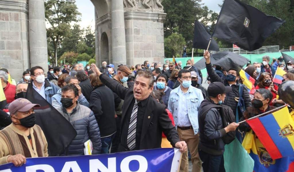 Primera marcha en Quito contra las amnistías por octubre 2019
