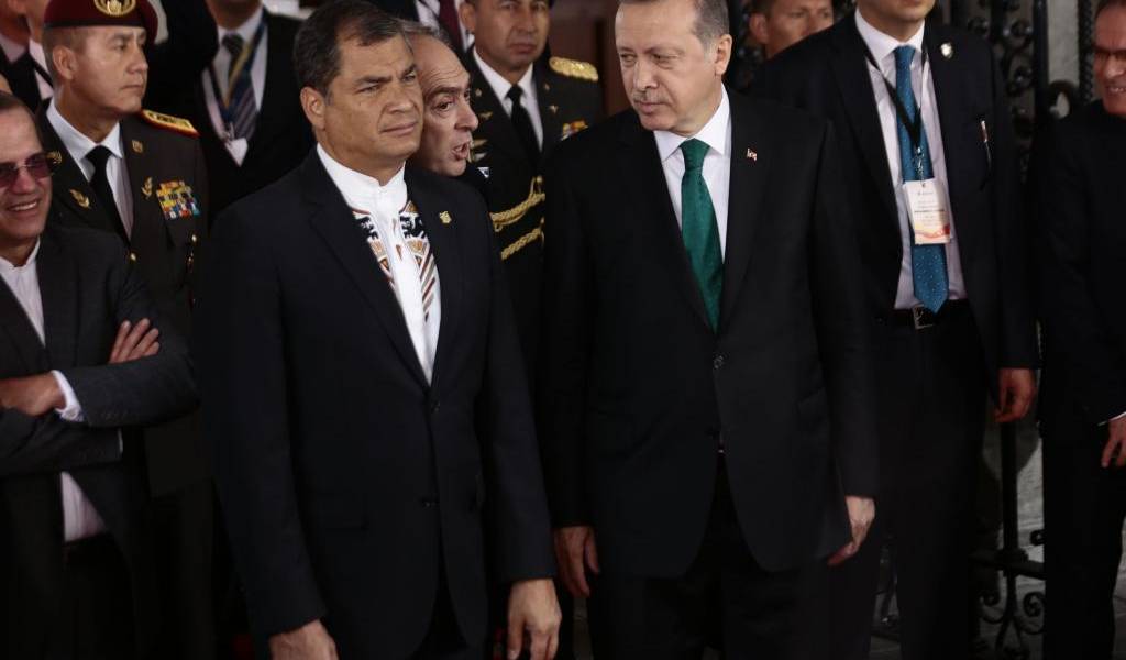 Presidentes de Ecuador y Turquía revisan las relaciones bilaterales