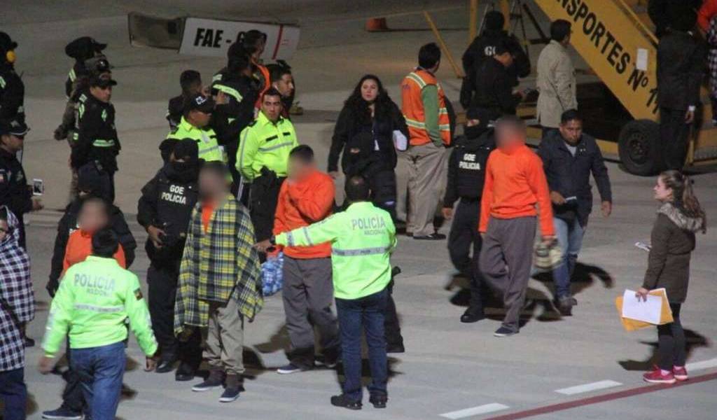 33 ecuatorianos privados de libertad fueron repatriados desde Estados Unidos