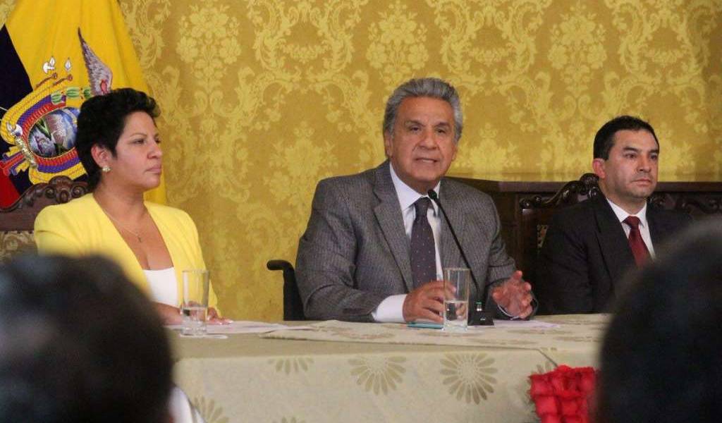 Moreno dice que en últimos años de mandato Correa tomó acciones “siniestras”