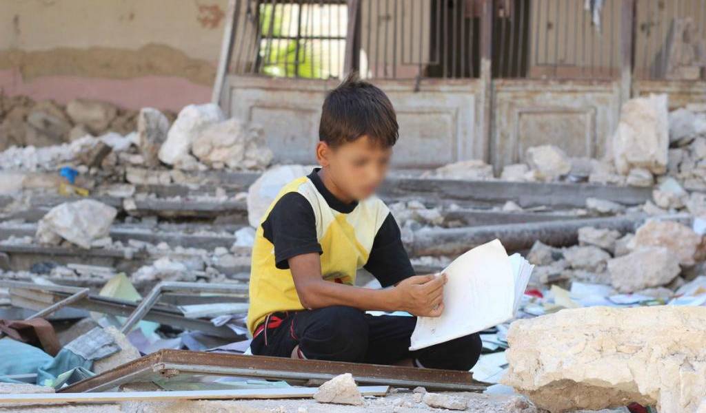 Mueren seis menores por caída de cohetes en escuela y sus alrededores en Alepo