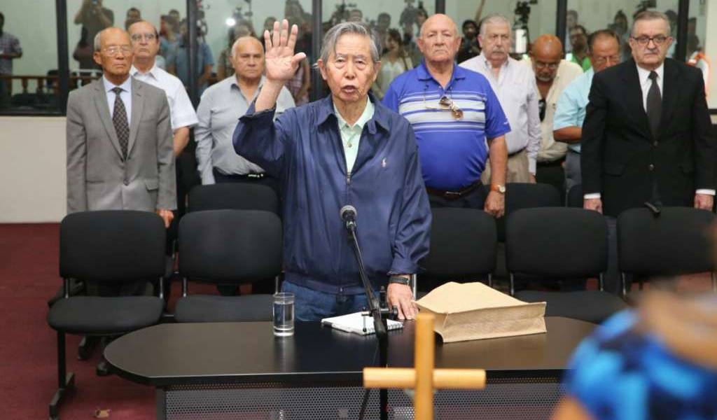 Expresidente Fujimori testifica en juicio por secuestro
