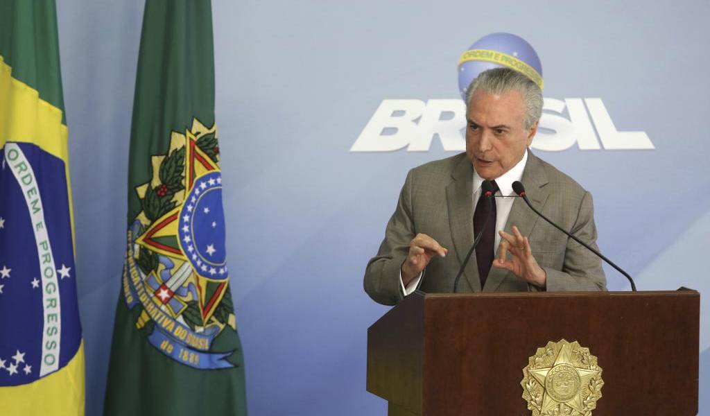 El presidente brasileño, confrontado a nuevas acusaciones de corrupción en caso Odebrech