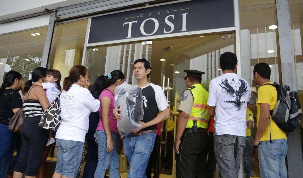 El lunes iniciará liquidación de mercadería de Casa Tosi en el Policentro