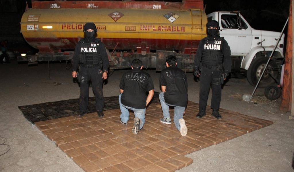 Droga con destino a EE.UU. y Europa se ocultaba en un tanquero en Guayaquil