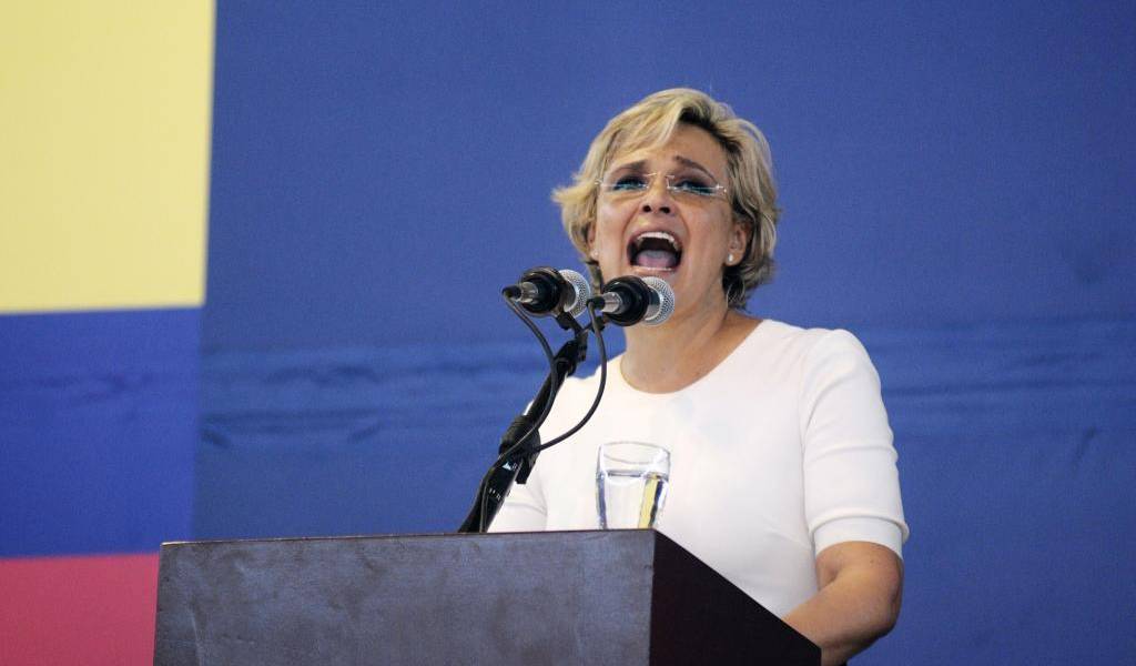 Cynthia Viteri mantendrá su candidatura presidencial en La Unidad