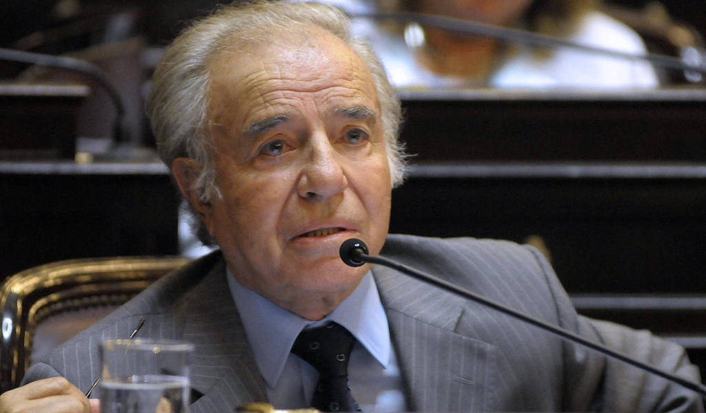 Justicia argentina confirma condena a expresidente Menem, pero no irá preso